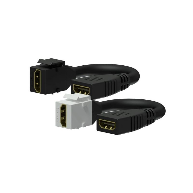 Procab VCK450/B Keystone adapter - HDMI A female - HDMI A female - pigtail Black